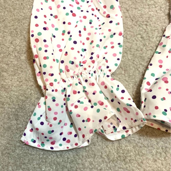 NWT Skies Are Blue Polka Dot Top Blouse Women XS - Picture 5 of 7